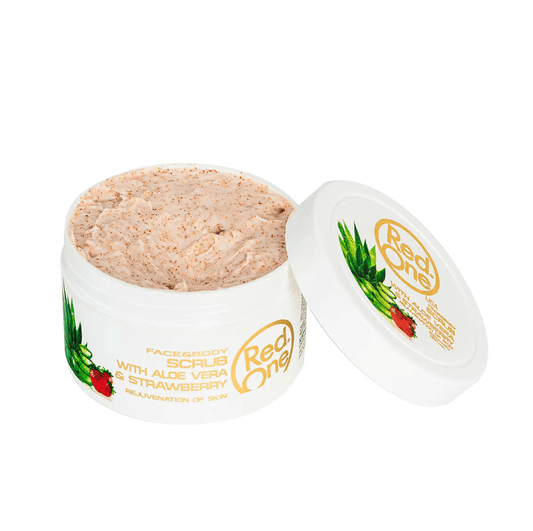 Scrub With Aloe Vera & Strawberry
