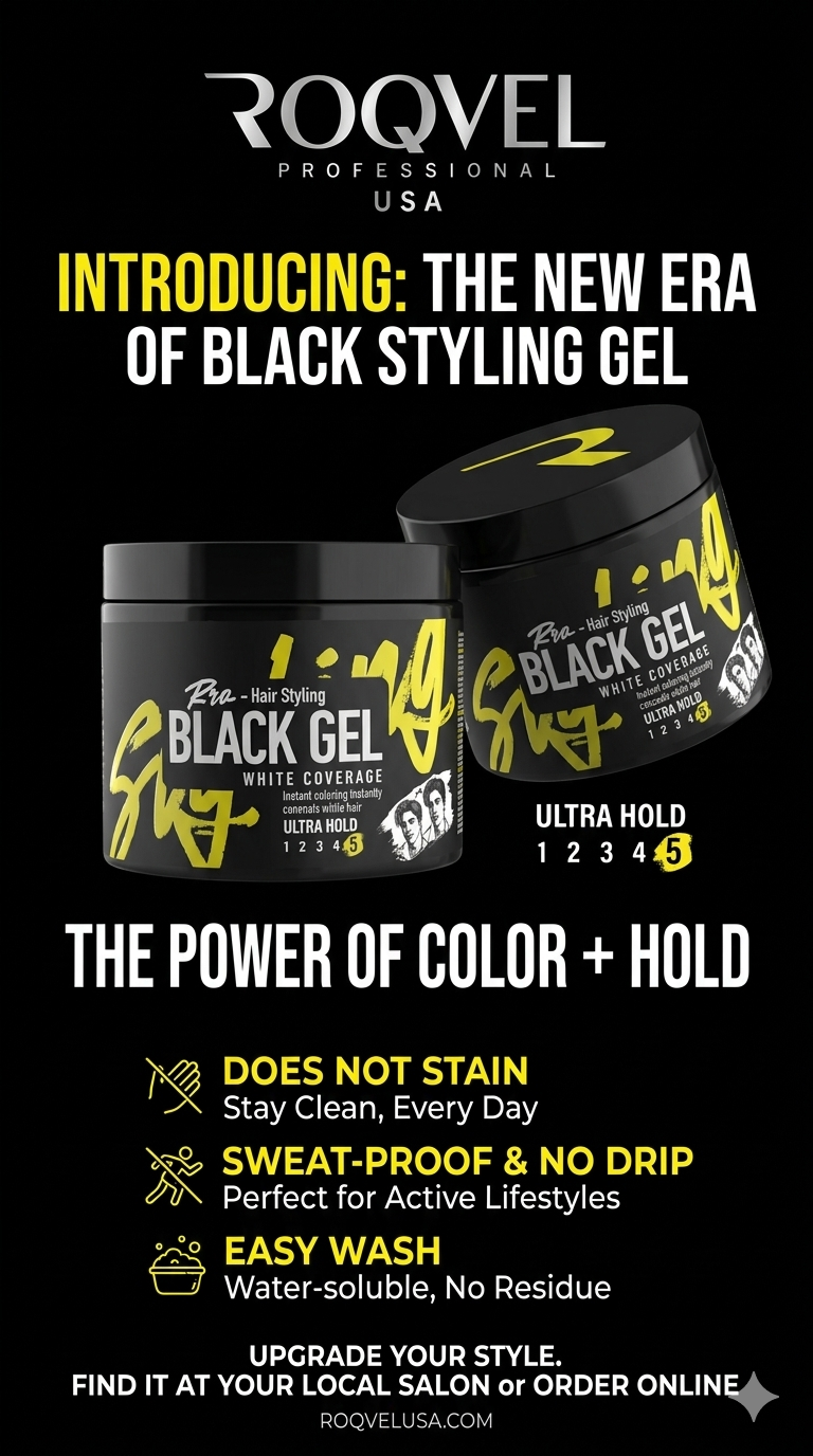 Roqvel Black Styling  Gel